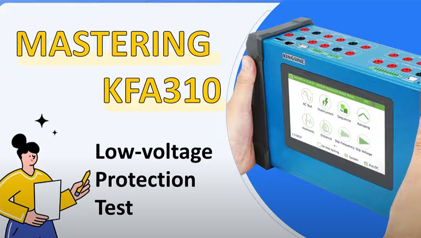 Maîtrise KFA310: Test de protection basse tension