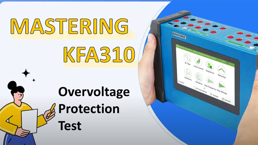 Maîtrise KFA310: Test de protection contre les surtensions